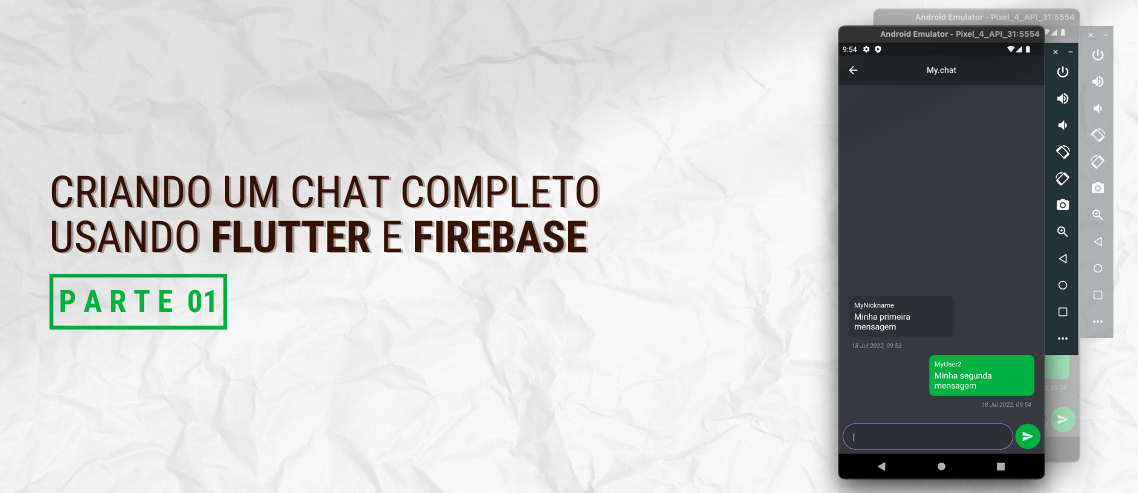 Criando um Chat Completo Usando Flutter e Firebase - Parte 1