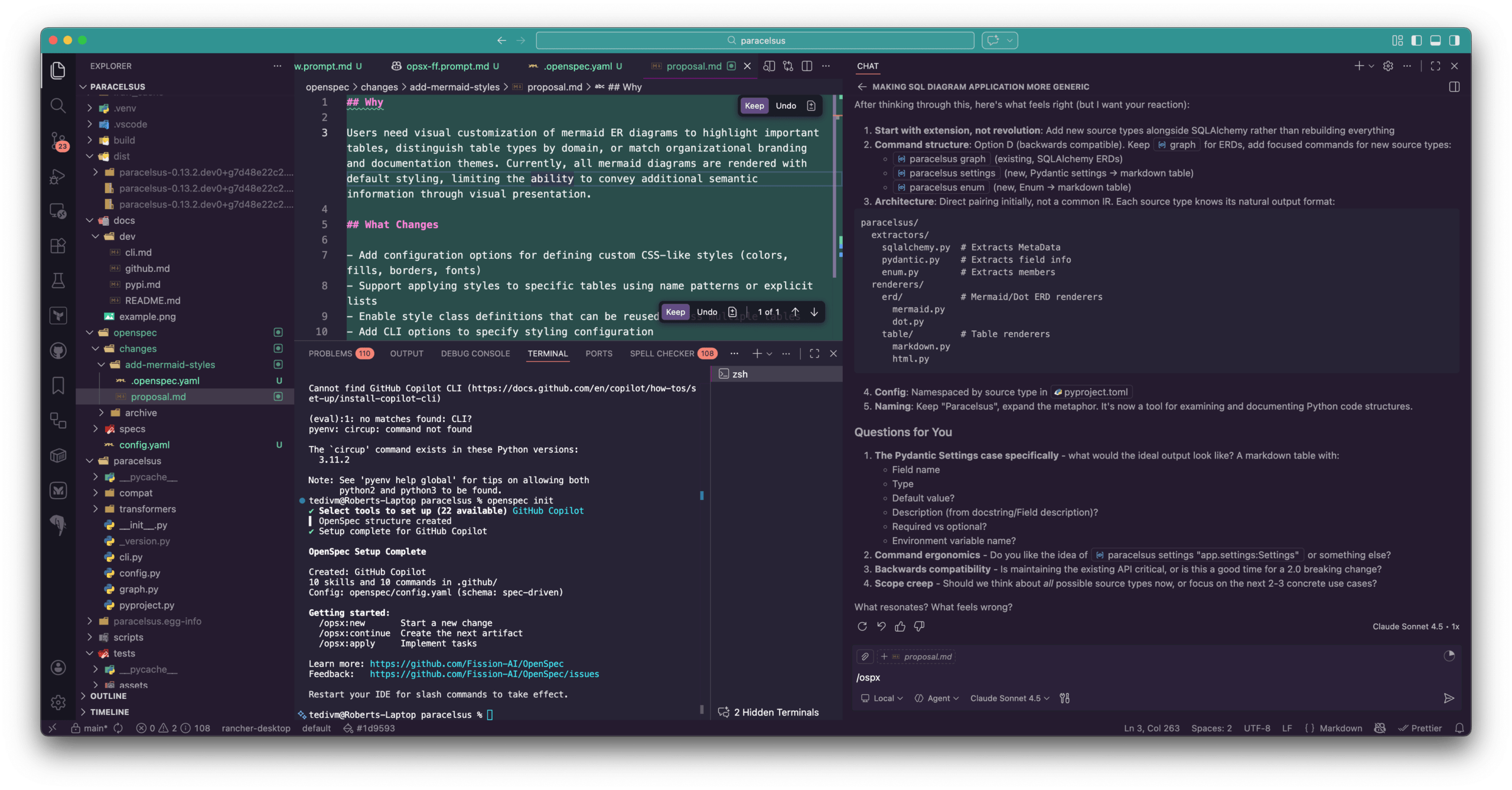 Using OpenSpec with an AI Coding Assistant