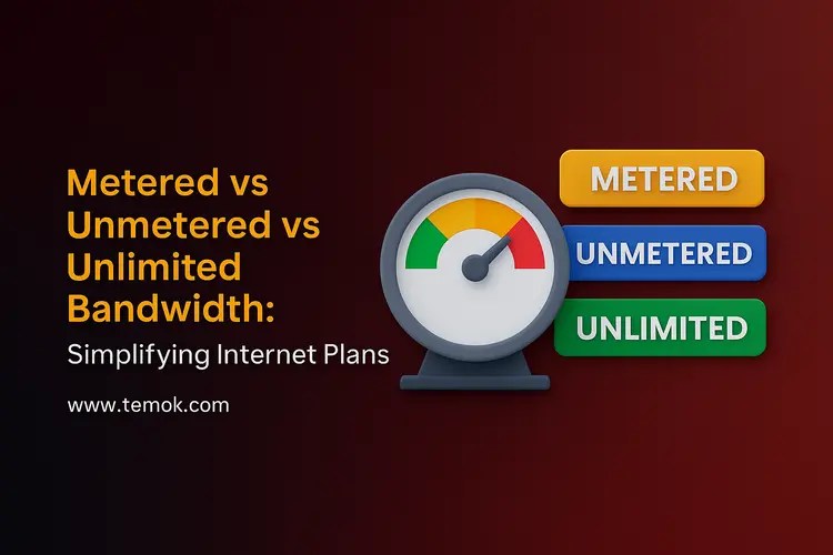 Metered vs Unmetered vs Unlimited Bandwidth