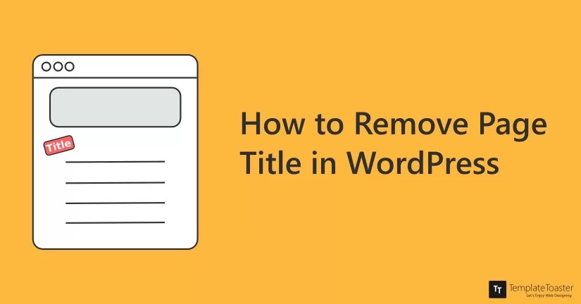 · open the edit screen for pages or posts. How To Remove Page Title In Wordpress