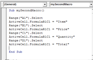macros how to change text in a cell