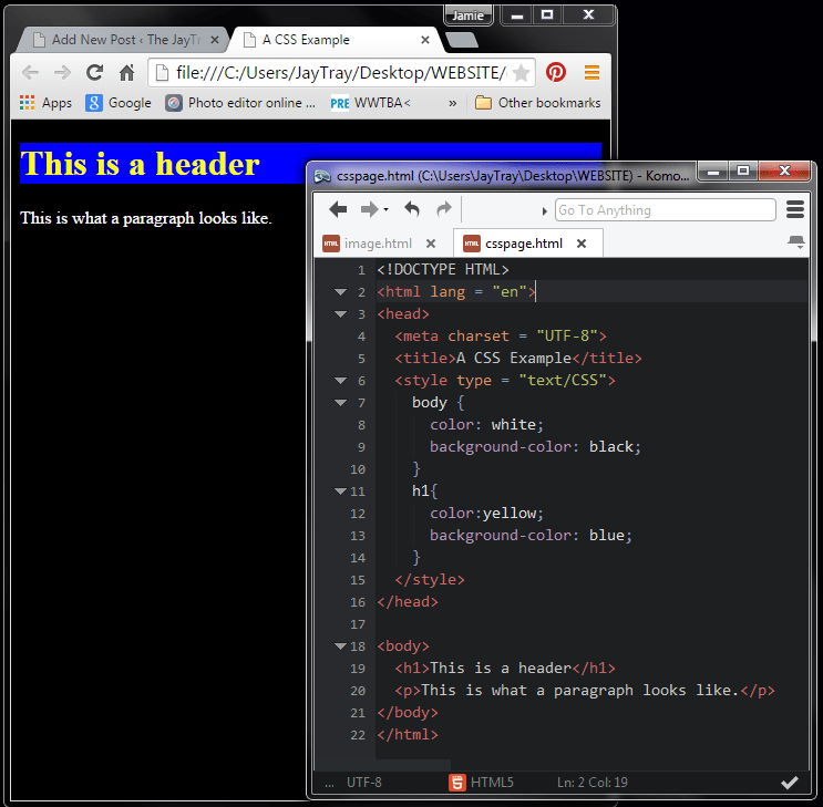 CSS Basics - The JayTray Blog
