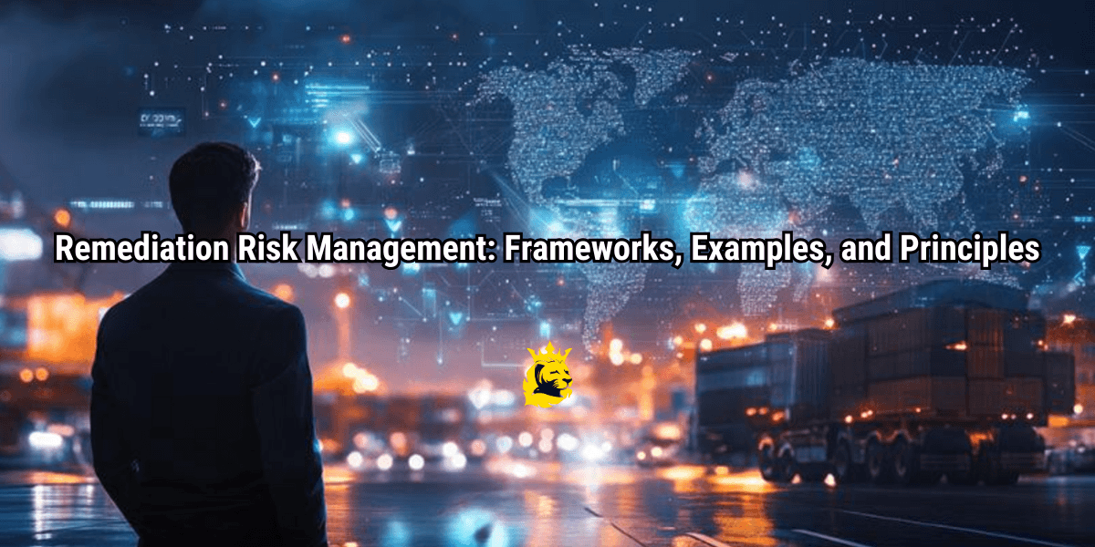 Remediation Risk Management: Frameworks, Examples, and Principles