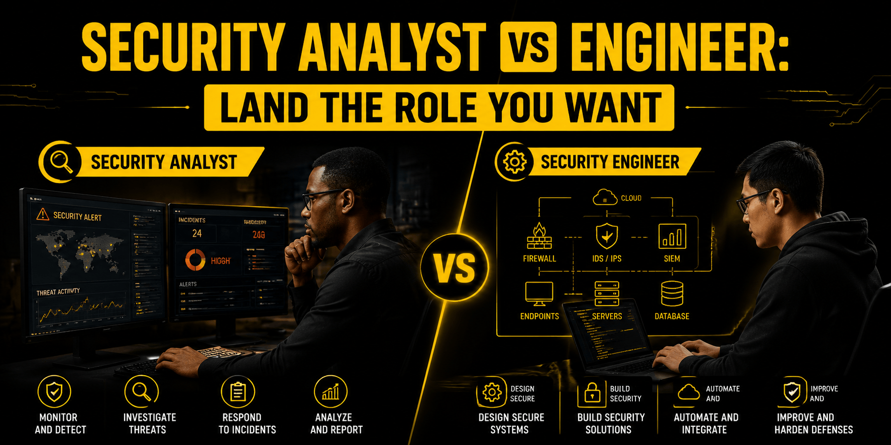Security Analyst vs Security Engineer
