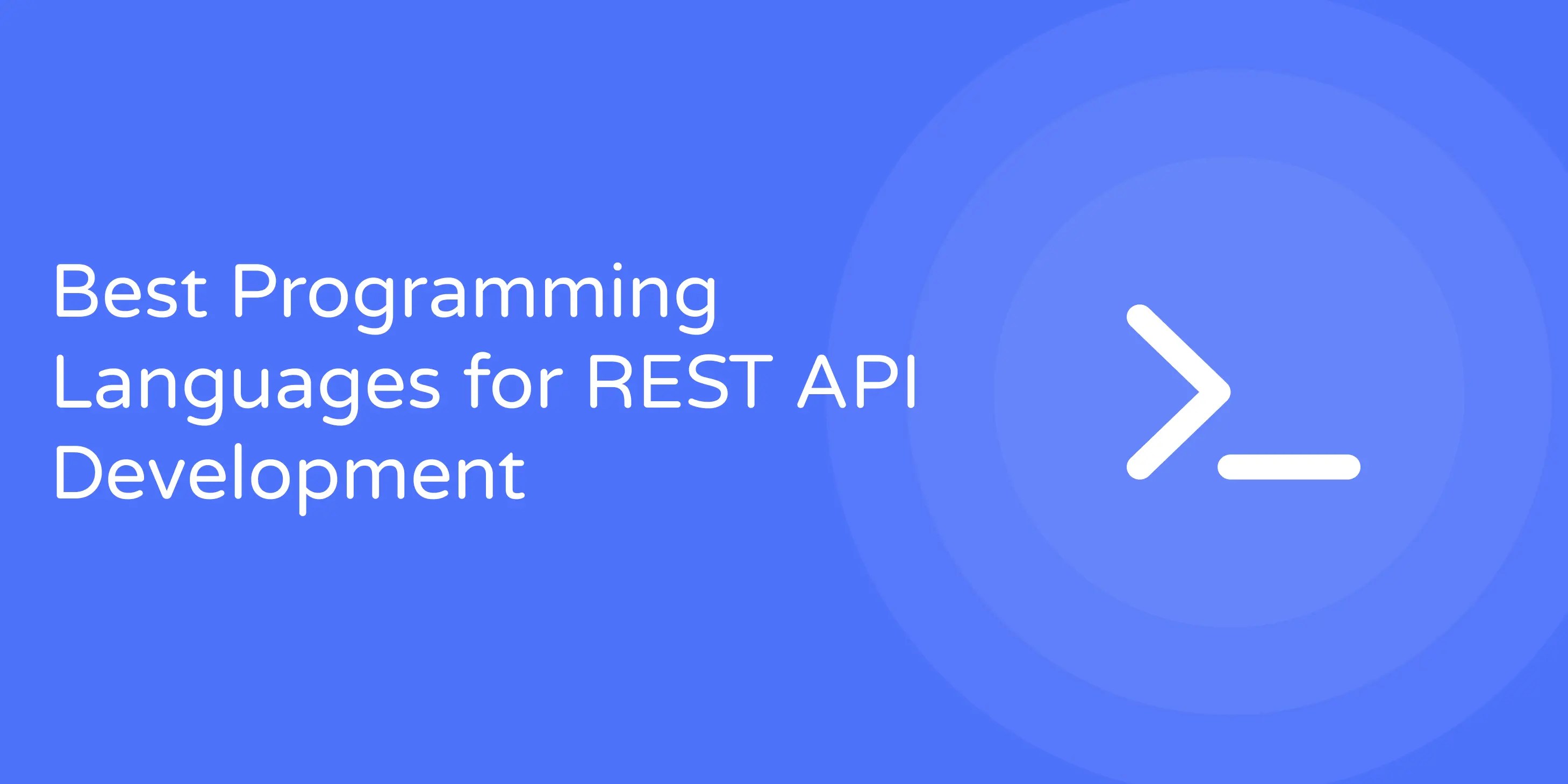 Best Programming Languages to Develop REST API