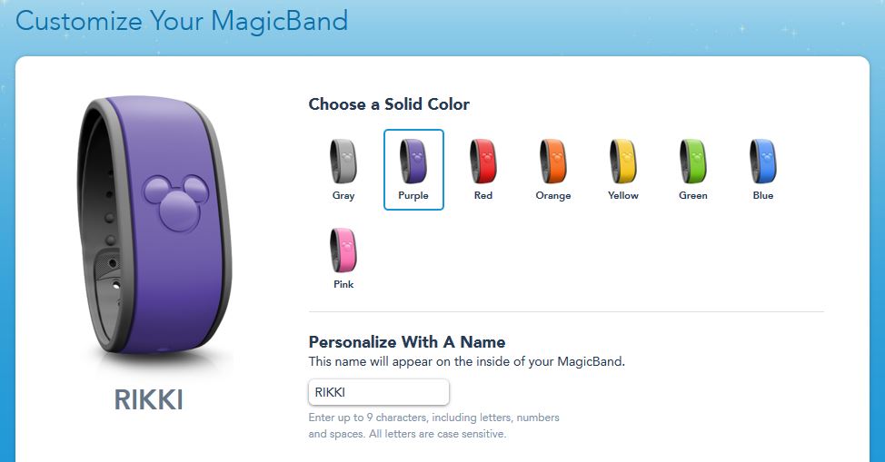 Walt Disney World Guests Can Now Order Purple Magicbands