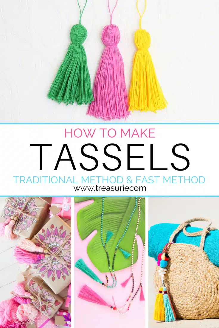 HOW to MAKE a TASSEL - DIY Easy Simple TASSELS Tutorial 