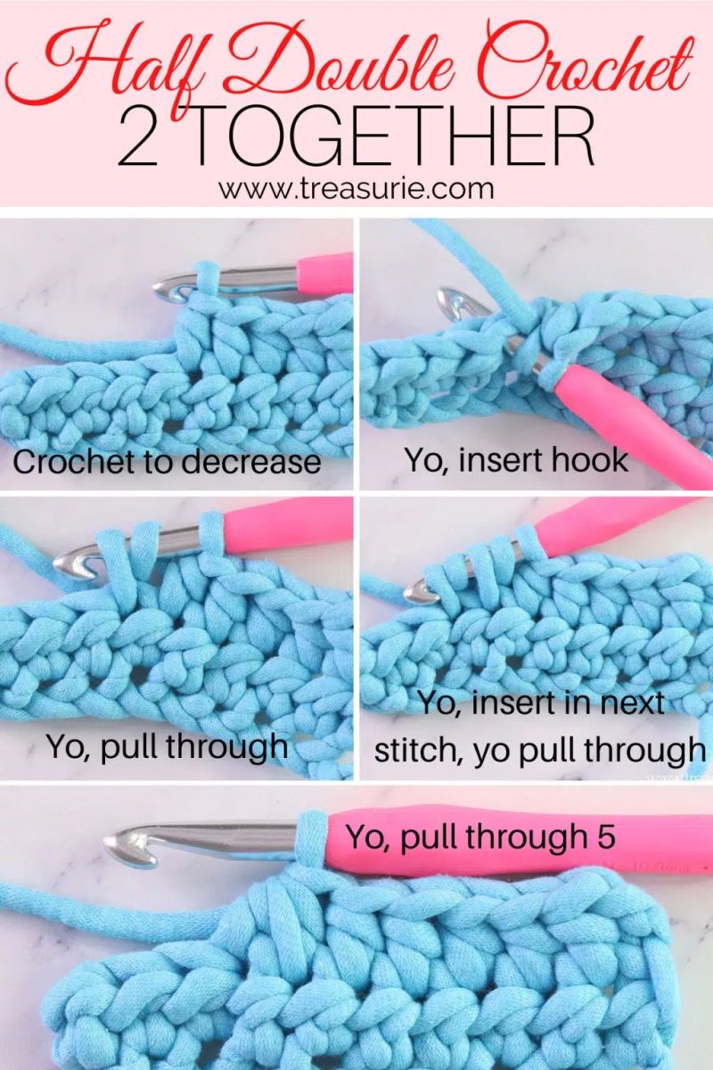 Hdc 2 Together Dec Hdc2tog Crochet Tutorial - Abstract Images - Professional Desktop Collection