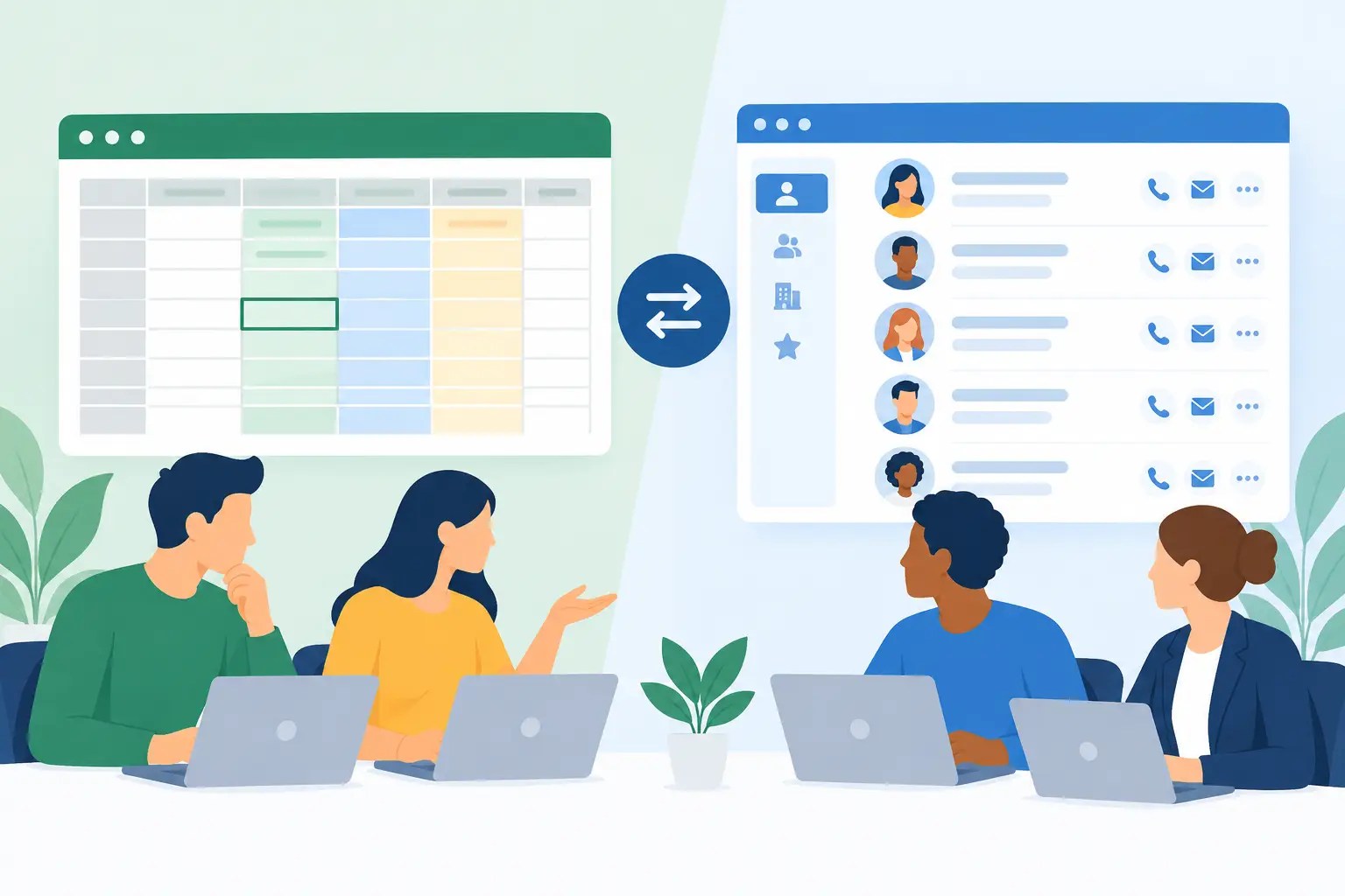 Spreadsheets vs Contact Database for Busy Teams