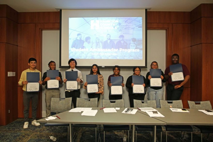 Hamilton County School Student Ambassadors. Photo by Olivia Allen.