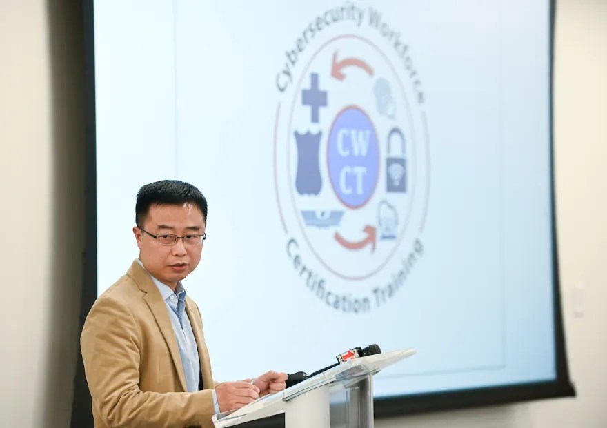 Dr. Mengjun Xie is a UC Foundation professor of computer science and director of the InfoSec Center.