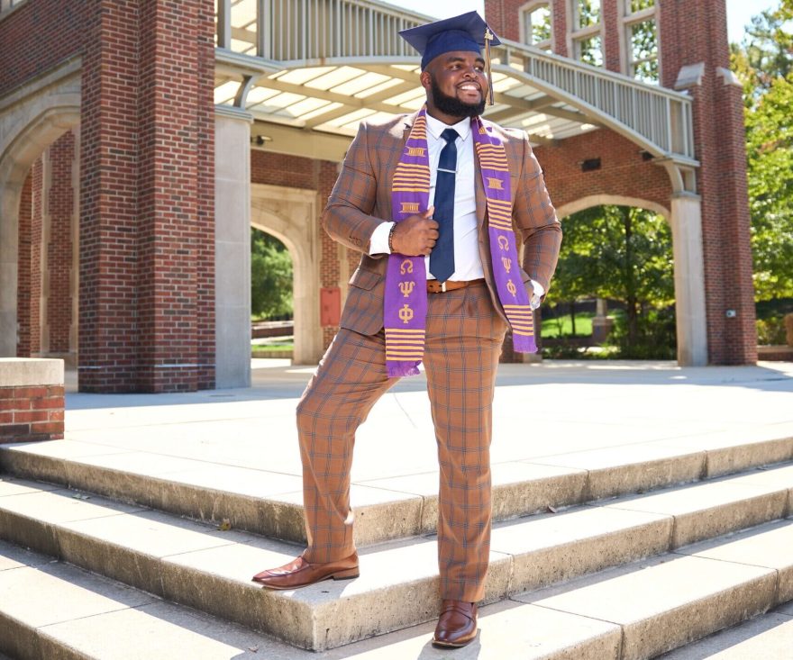 Jeremiah Taylor will graduate from UTC with his degree in civil engineering on Saturday, Dec. 14. Photo courtesy of Jeremiah Taylor.