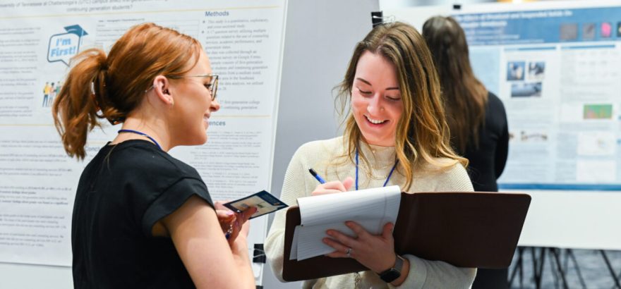 The 2023 UTC Spring Research and Arts Conference takes place Wednesday, April 12, in the University Center. 