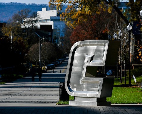 Photo of silver Power C on the UTC campus