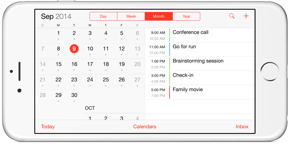 Default calendar on iPhone Vyte Scheduling Made Easy Default calendar on iPhone Vyte Scheduling Made Easy