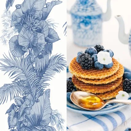 Club Tropicana Blue wallpaper by Laurence Llewellyn-Bowen