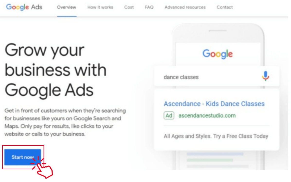 How to create google ads account