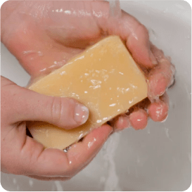 Soap doesn’t lather well