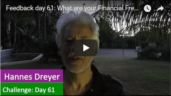 [Day 61] What Are Your Financial Freedom Results?