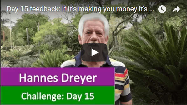 [Day 15] Feedback: If It’s Making You Money It’s Costing You Nothing…