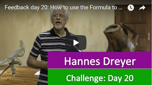 [Day 20] How To Use The Formula To Develop Entrepreneurs And Investors