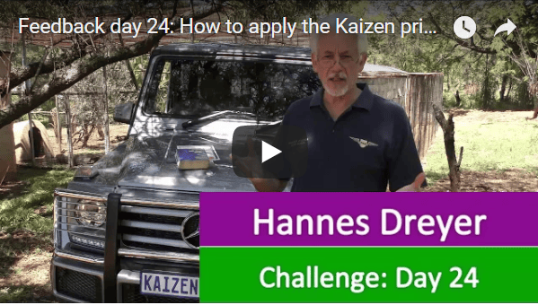 [Day 24] How To Apply The Kaizen Principle To Get What You Want…