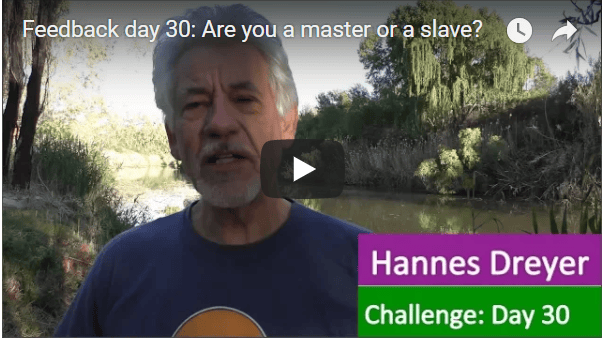 [Day 30] Are You A Master Or A Slave?