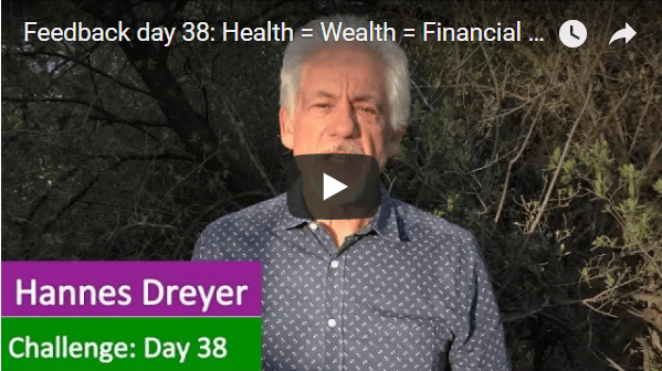 [Day 38] Health = Wealth = Financial Freedom