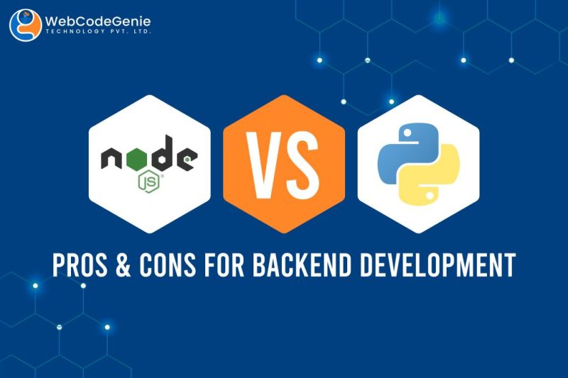 Nodejs Vs Python Which Language Is Best For Backend Web Development - Premium Gradient Illustration Gallery - High Resolution