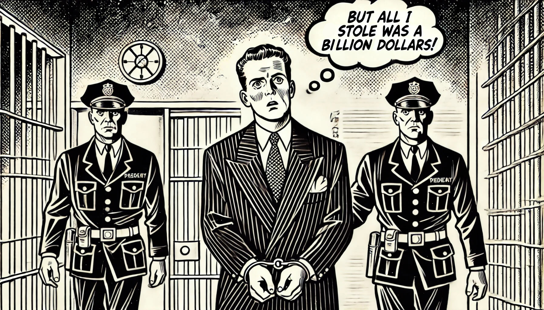 doctor in handcuffs