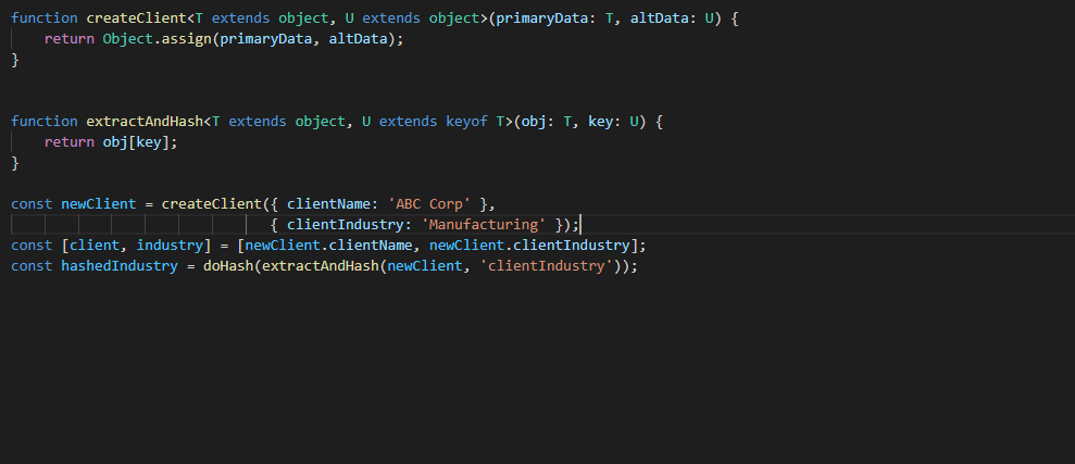 TypeScript keyof in generic constraint.