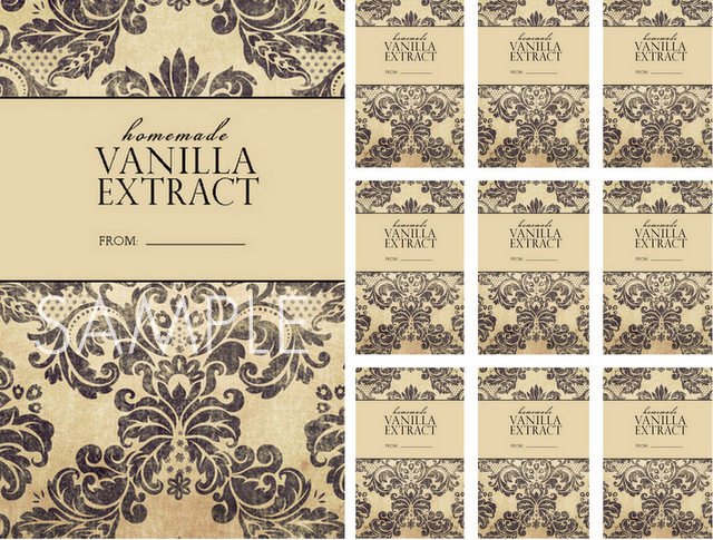 free homemade vanilla printable labels at livelaughrowecom free