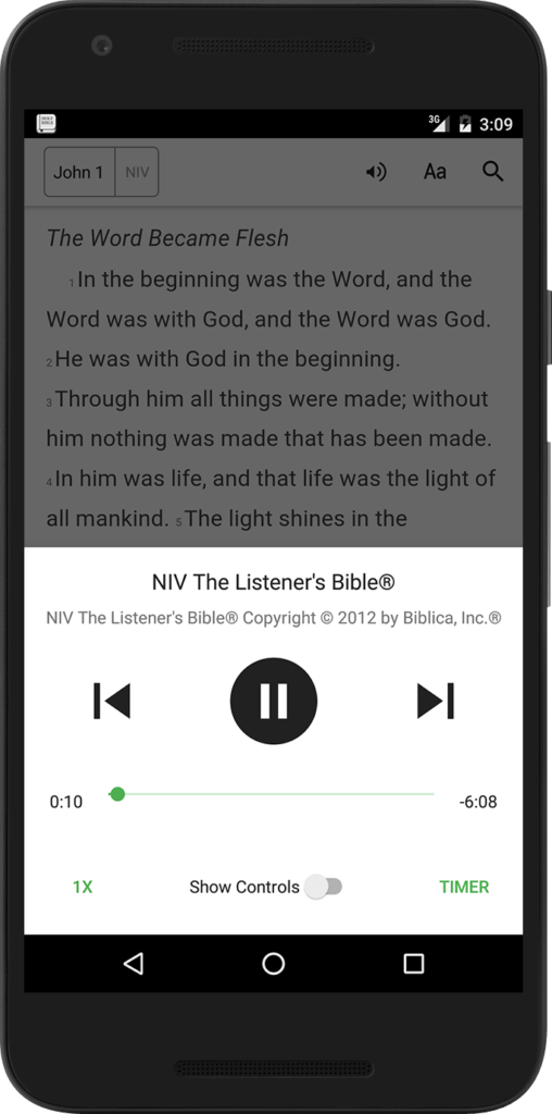 Bible app android update: audio, tablet, and offline features