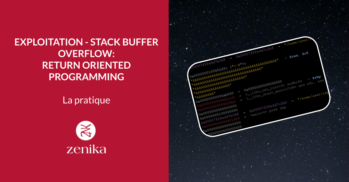 Exploitation - stack buffer overflow: Return Oriented Programming - 2/2 ...