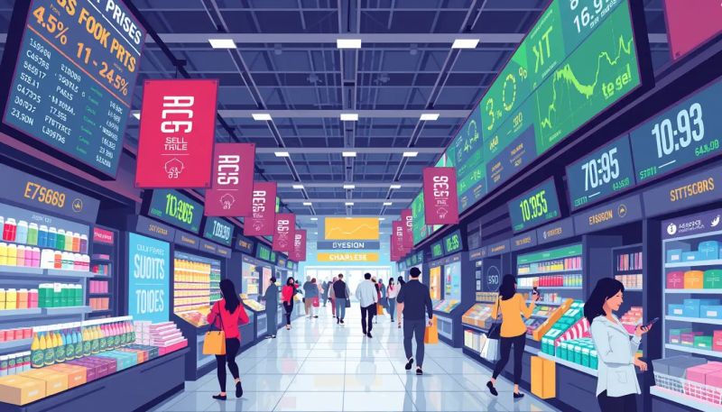 Dynamic Pricing Algorithms Power Unleashed - Colorful Art Collection - Desktop Quality