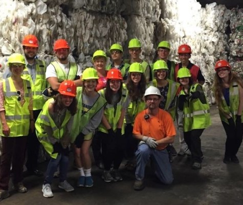 Lisa Darger's Class at RockTenn Recycling