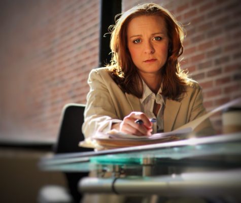 Theatre student Sarah Kay in the UTC Theatre Co. production of Luna Gale.