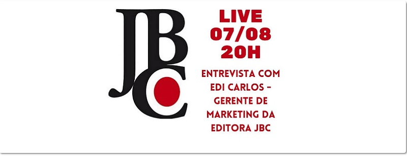 Confira as principais informações da live da editora JBC com a loja Amora Book Store