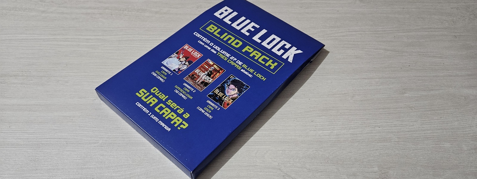 Mangá Aberto: “Blue Lock #27 – Blind Pack” | Biblioteca Brasileira