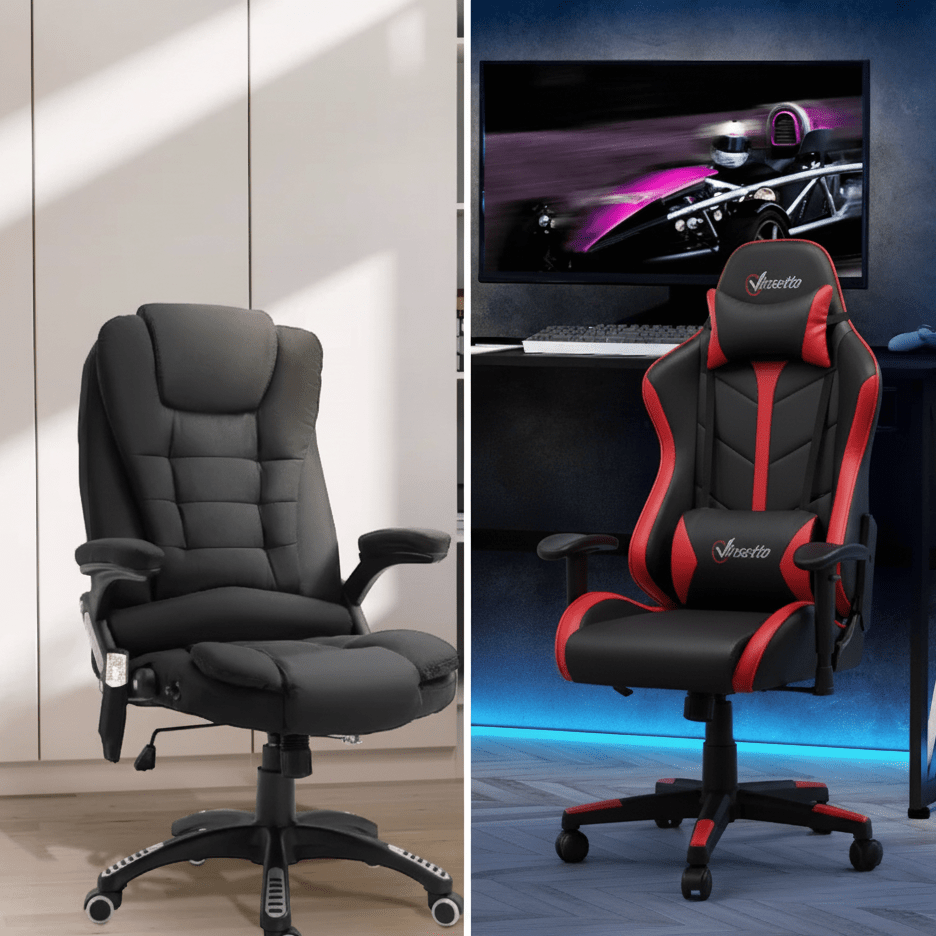 Office Chair Vs Gaming Chair Which One Should You Choose Aosom Image 652 