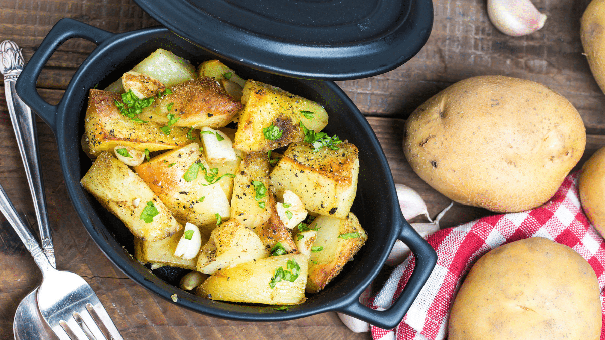 How to cook a baked potato fast