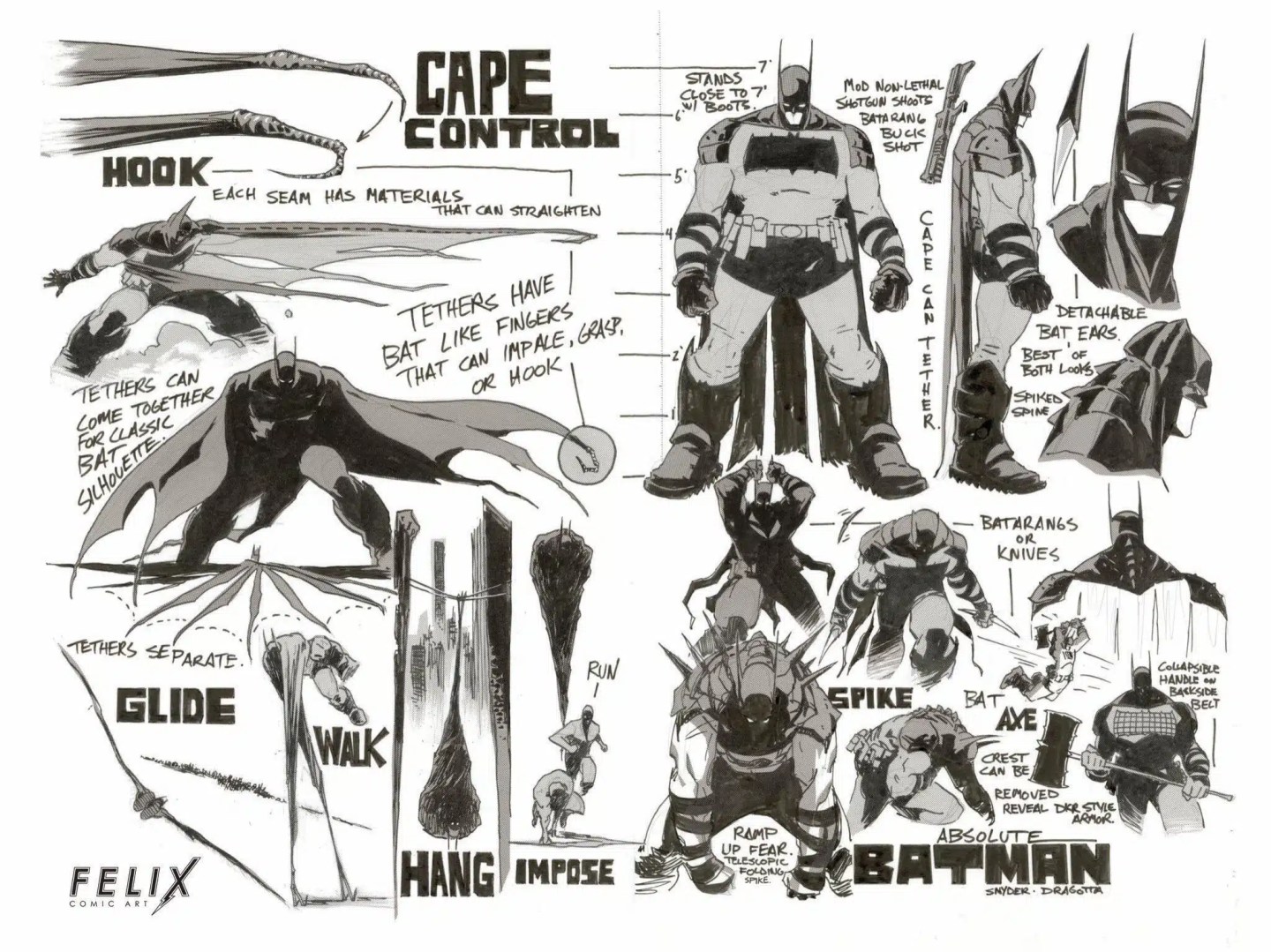 Diseños de Absolute batman
