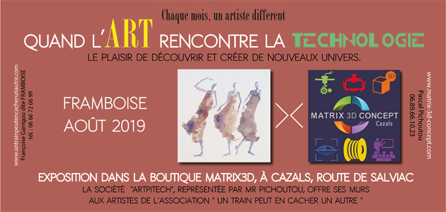 FrFramboise expose chez Matrix
