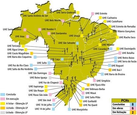 Cia de transmissao de energia eletrica paulista news: As Fontes De Energia Do Brasil Geografia Enem Encceja