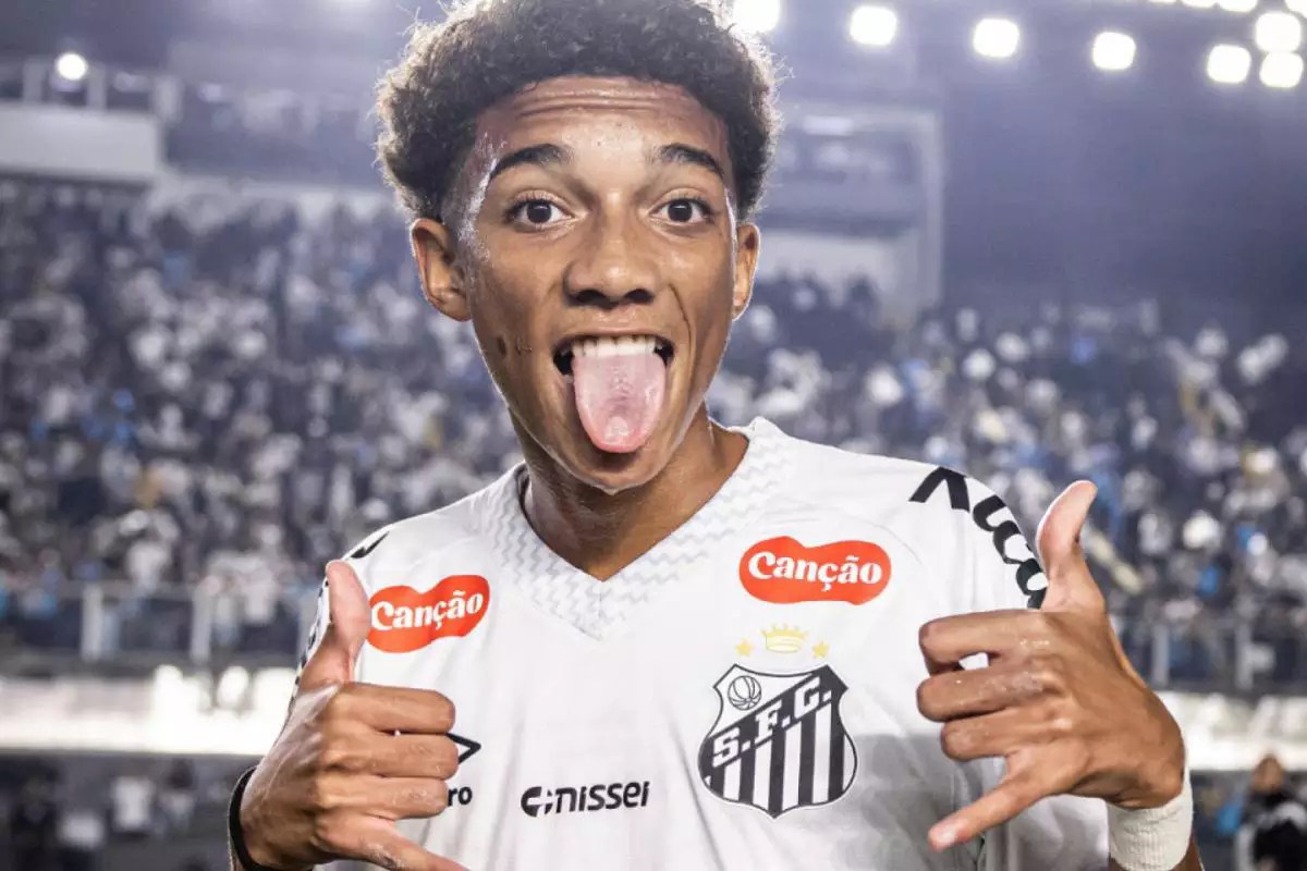 Robinho Jr, filho de Robinho, estreia no Santos