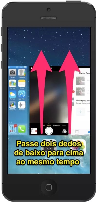 Como encerrar aplicativos simultaneamente no iOS 7