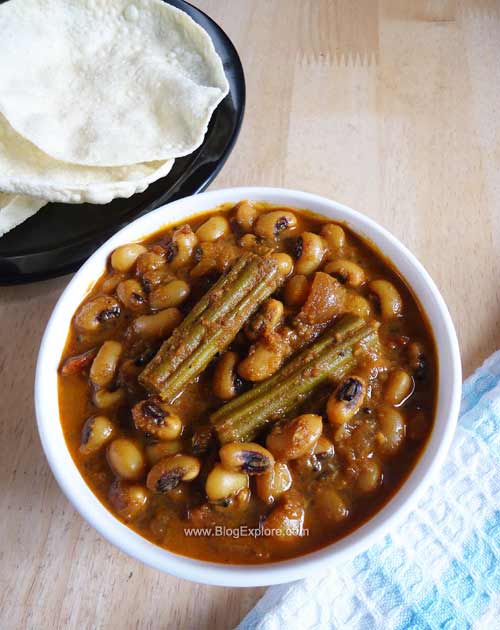 The best indian black eyed peas vegetarian recipes on yummly | black eyed peas, black eyed peas curry, black eyed peas curry. Chettinad Karamani Kara Kuzhambu / Black Eyed Peas Gravy