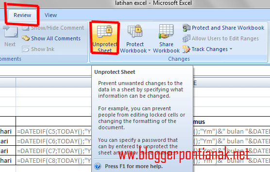 Cara Unprotect Sheet Excel Iclasopa 
