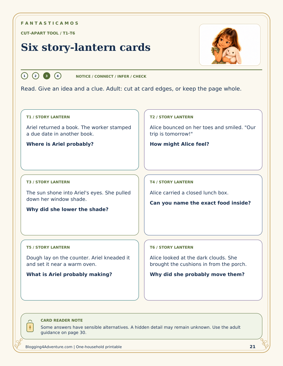 Fantasticamos Lantern Lane: The Hidden-Clue Rescue (Grade 2)