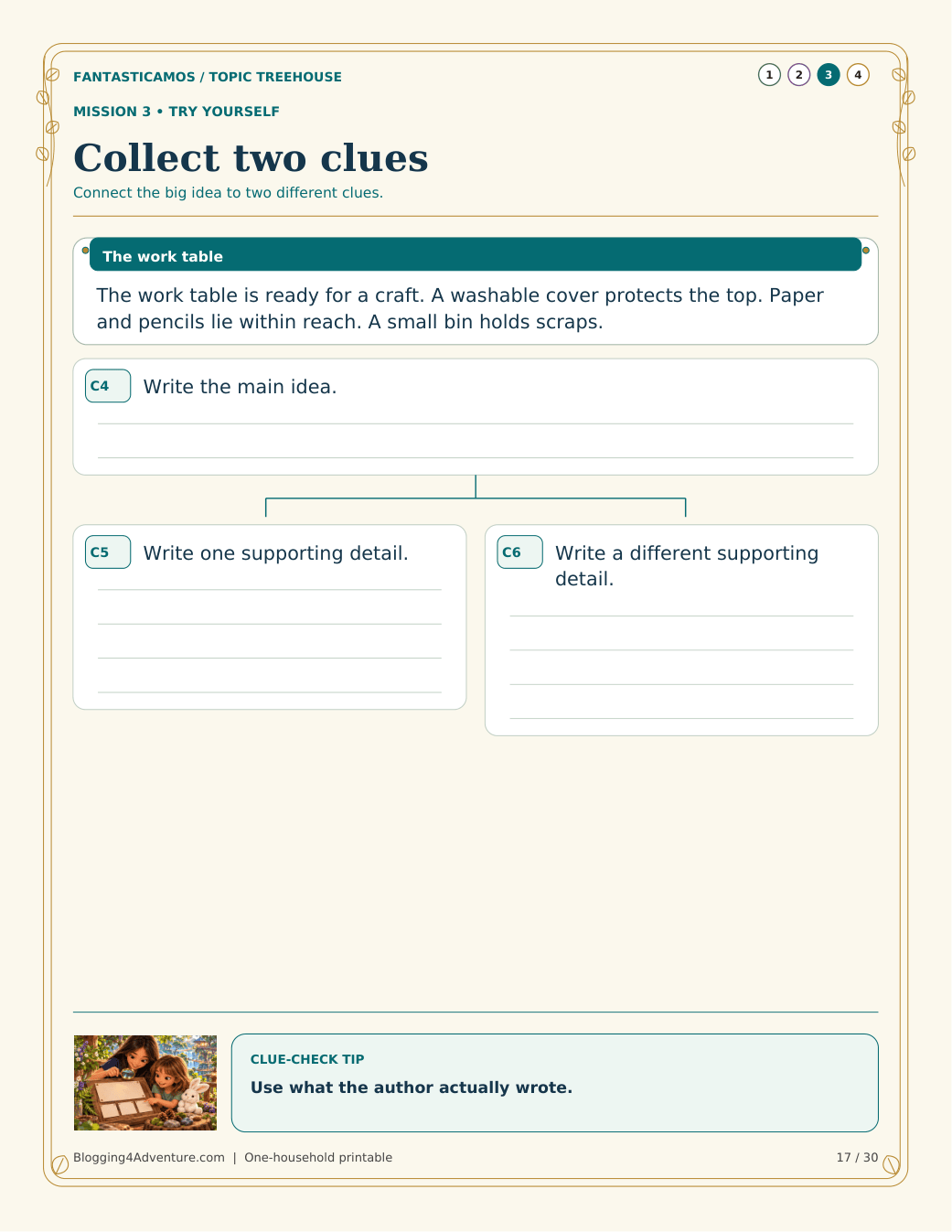 Fantasticamos Topic Treehouse: The Lost Labels Rescue (Grade 2)